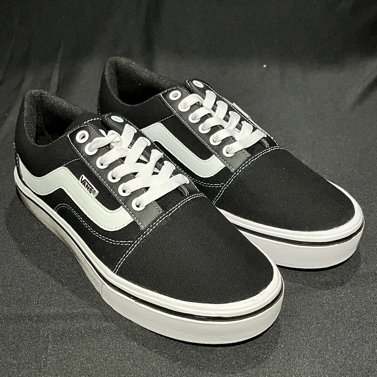 Tenis Vans Choclo Negro Blanco