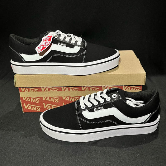 Tenis Vans Choclo Negro Blanco
