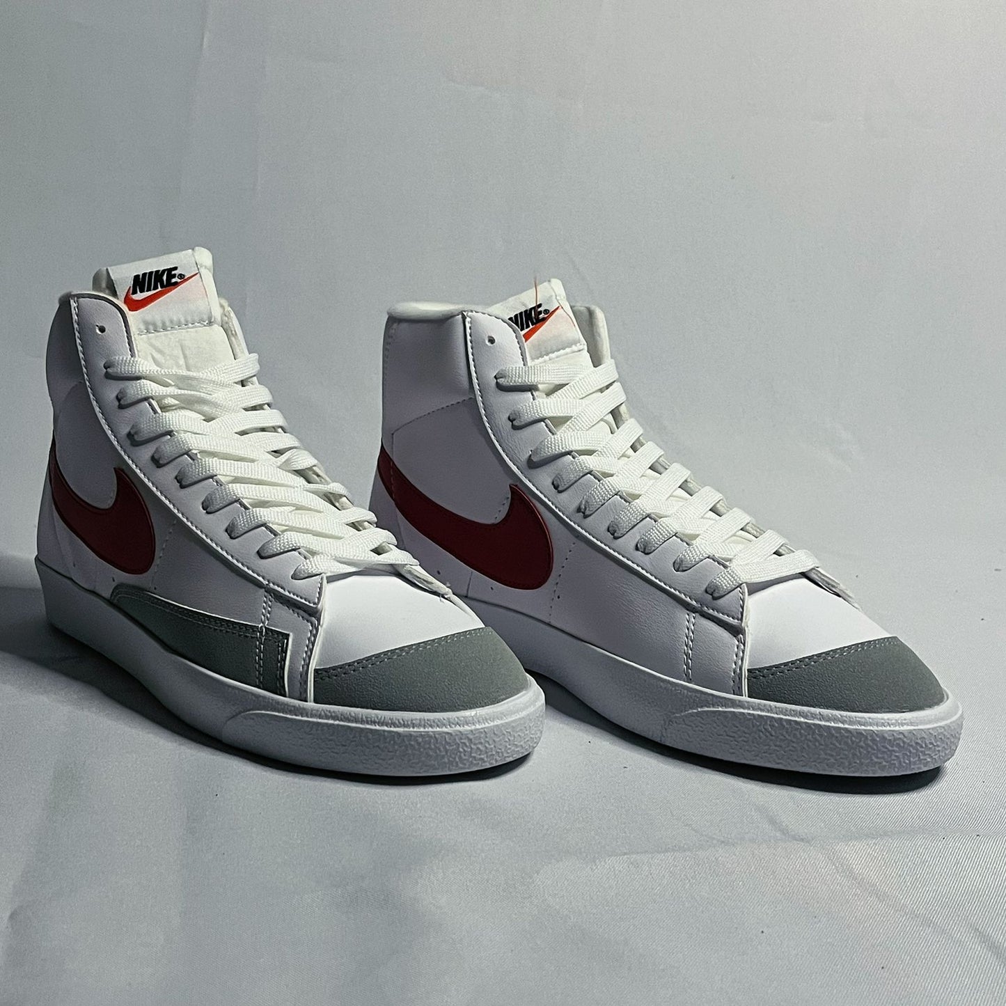Tenis Blazer Bota Blanco Rojo