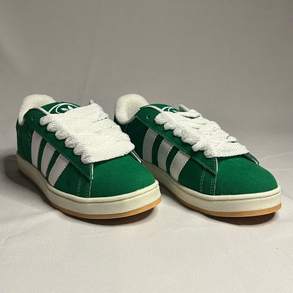 Tenis Campus Verde Blanco