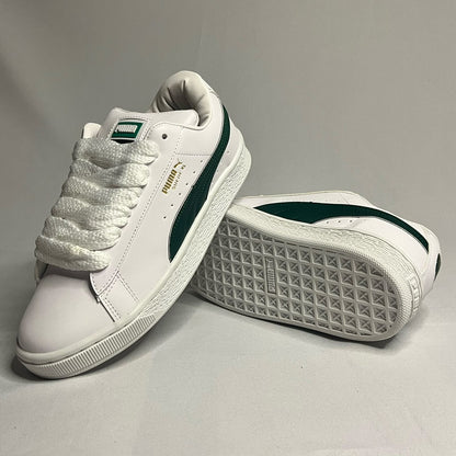 Tenis Suede XL Blanco Verde Pro