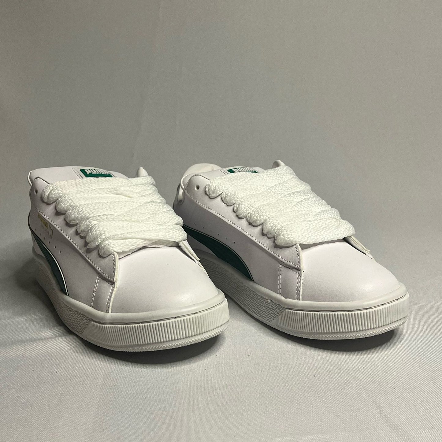 Tenis Suede XL Blanco Verde Pro