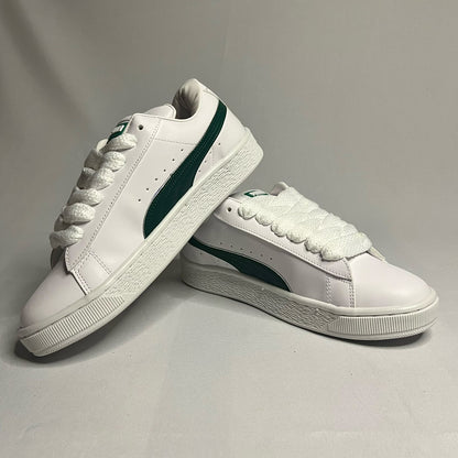 Tenis Suede XL Blanco Verde Pro
