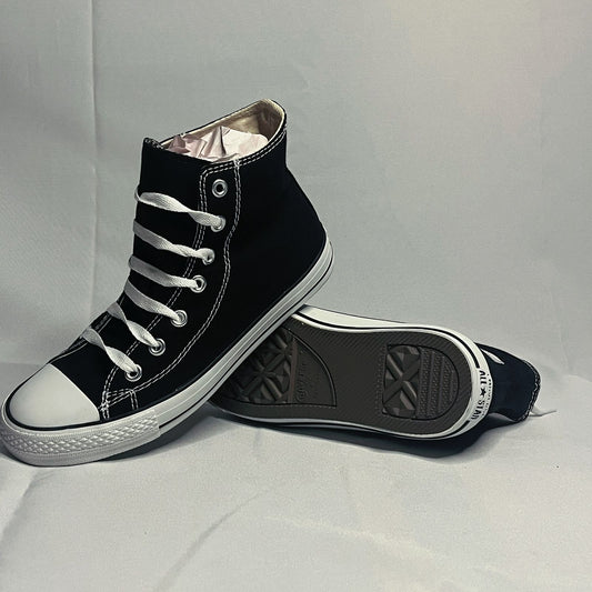 Cnv Bota Negro Blanco