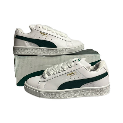 Tenis Suede XL Blanco Verde Pro