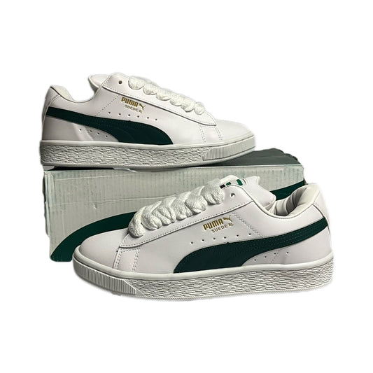 Tenis Suede XL Blanco Verde Pro