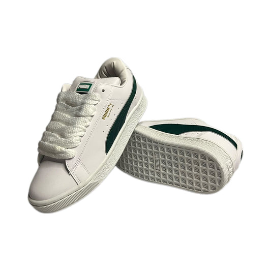 Tenis Suede XL Blanco Verde Pro