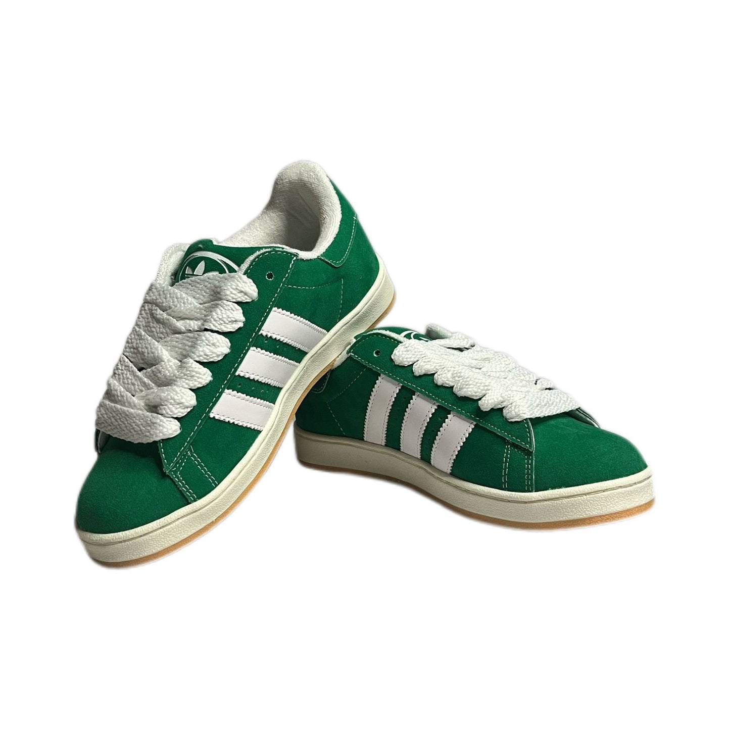 Tenis Campus Verde Blanco