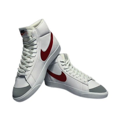 Tenis Blazer Bota Blanco Rojo