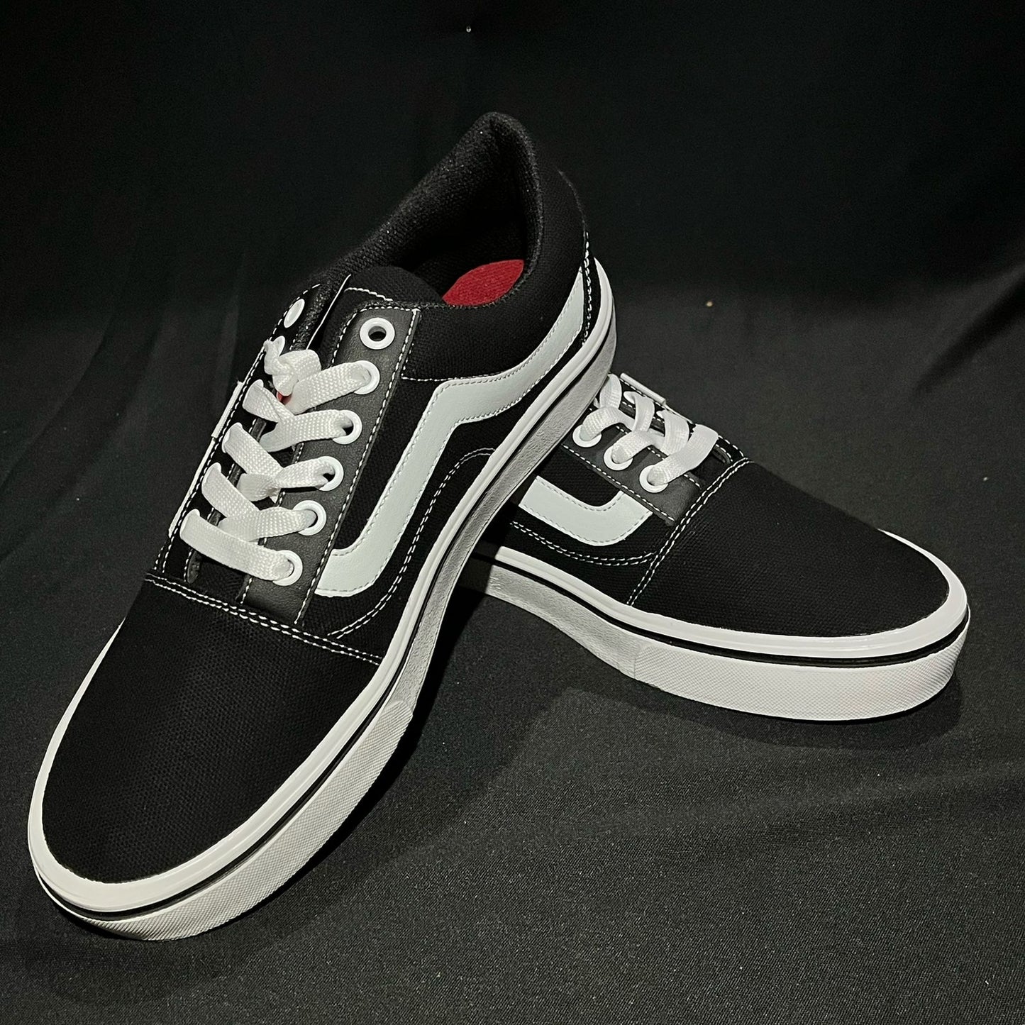 Tenis Vans Choclo Negro Blanco